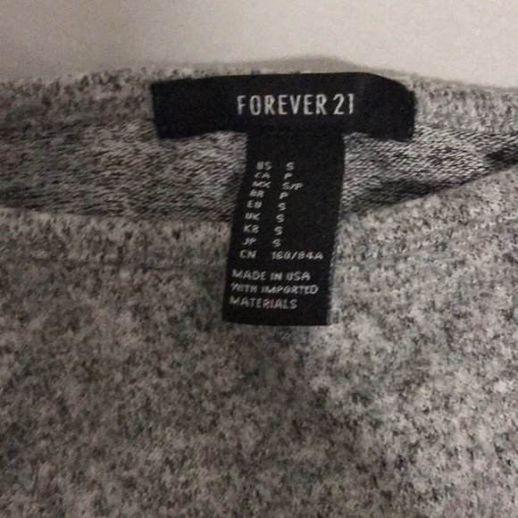 GREY SHOULDER CUT OUT SWEATER - Picture 4 of 4